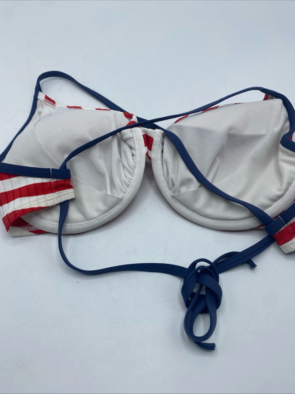 Body Glove Eclipse Surf Rider True Red White Blue Patriotic Bikini D Cup Small - Picture 6 of 7